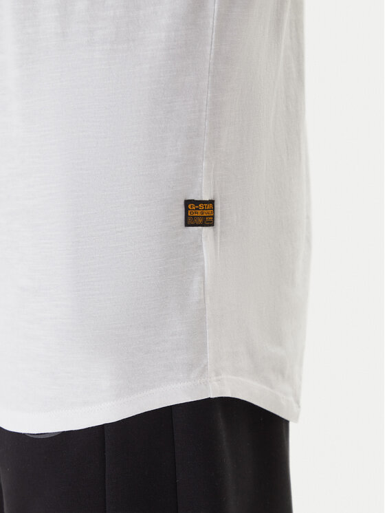 G-Star Raw G-Star Raw Тишърт Lash Back D26043-C372 Бял Relaxed Fit