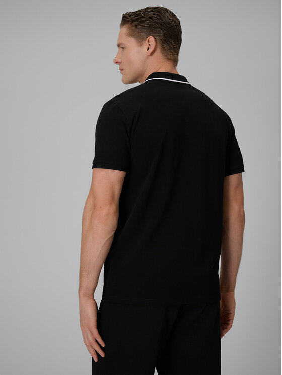 4F 4F Polo NOS Czarny Regular Fit