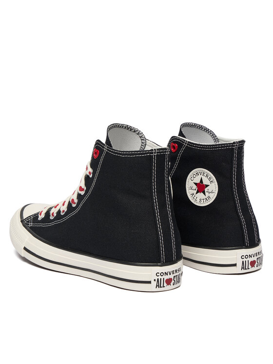 Converse Converse Trampki Chuck Taylor All Star Hearts A19064C Czarny