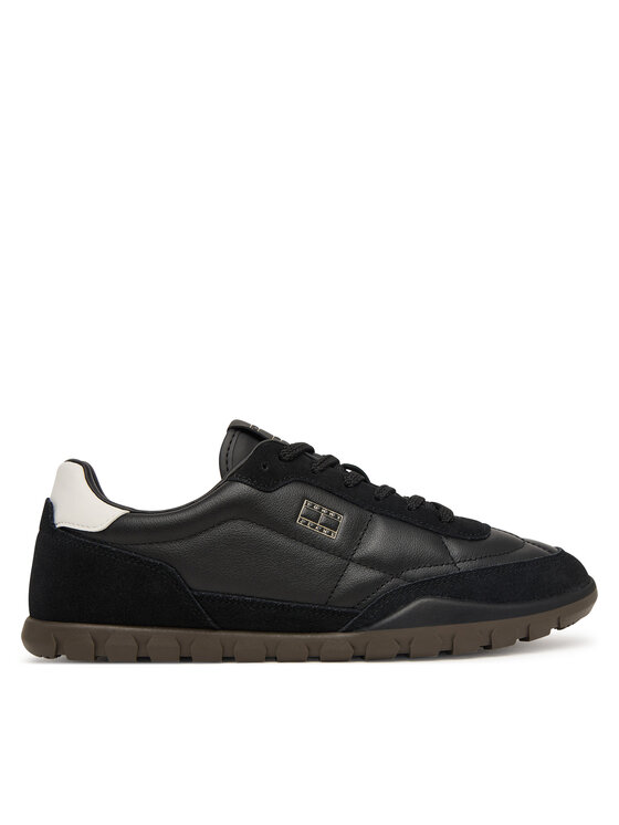 Tommy Jeans Tommy Jeans Sneakersy Tommy Jeans Low Lth Runner EM0EM01794 Čierna