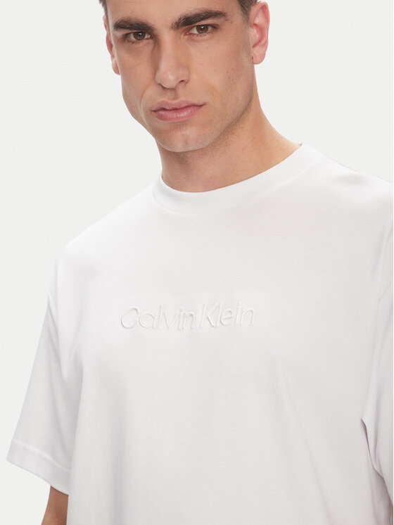 Calvin Klein Calvin Klein Tričko LV04LC206G Biela Relaxed Fit