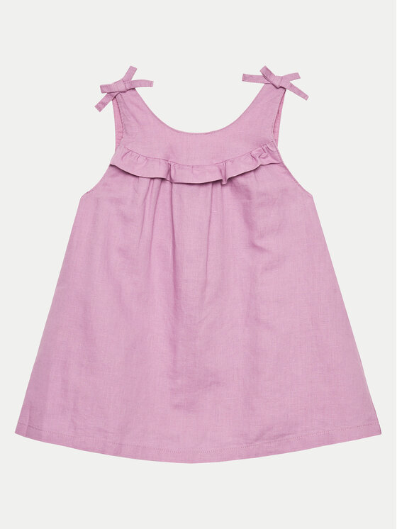 United Colors Of Benetton Letné šaty 4BE7GV01C Fialová Regular Fit