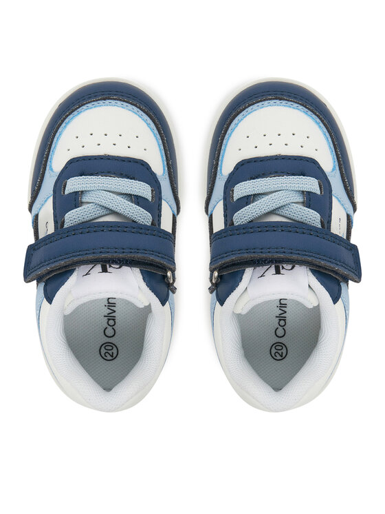 Calvin Klein Jeans Calvin Klein Jeans Sneakersy Low Cut Lace-Up/ Velcro Sneaker V1X9-82078-1355 M Niebieski