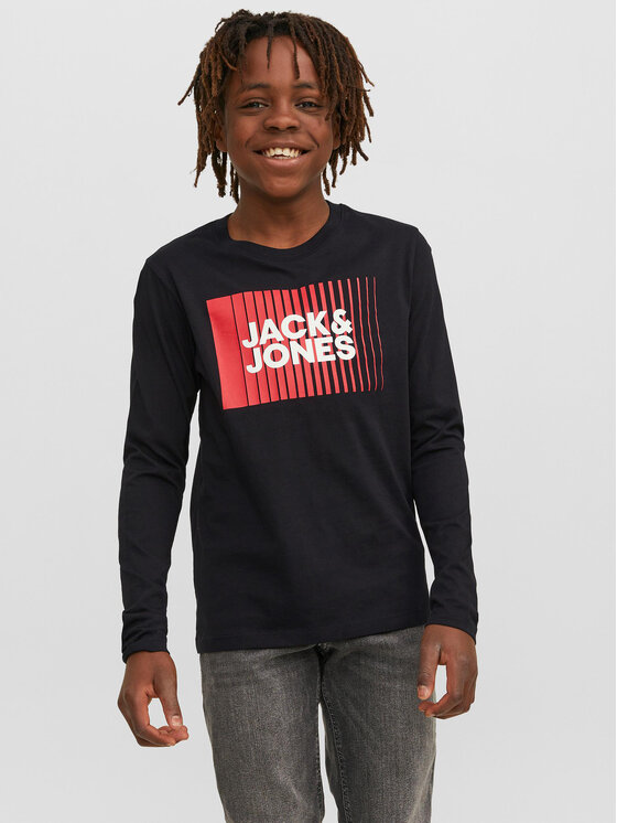 Jack&Jones Junior Majica 12244209 Crna Regular Fit