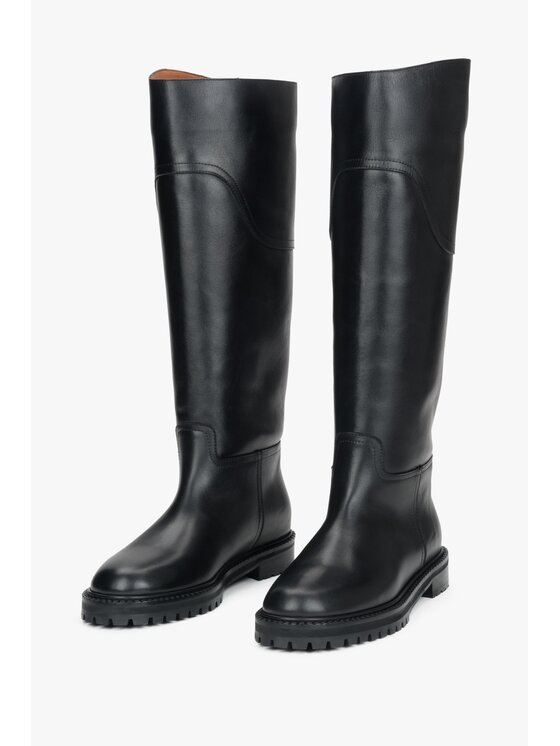 Estro Estro Kozačky ER00116211 Černá