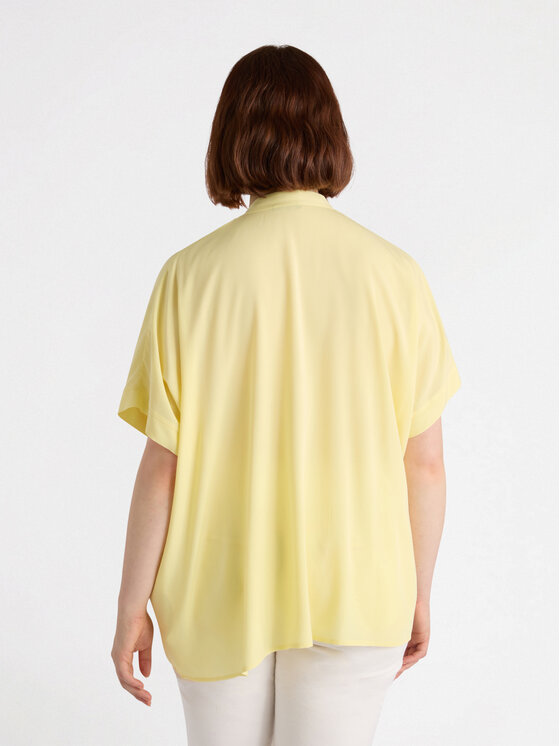Fiorella Rubino Fiorella Rubino Koszula 5000L000164N018 Żółty Over Fit