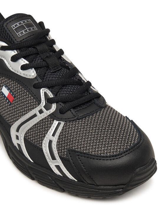 Tommy Jeans Tommy Jeans Laisvalaikio batai Tjw Modern Runner EN0EN03085 Juoda