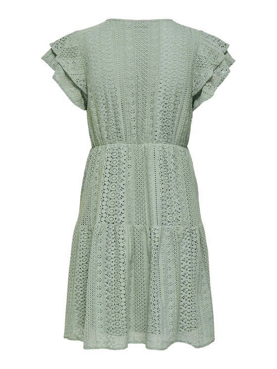 ONLY ONLY Sommerkleid Helena 15303058 Hellgrün Regular Fit