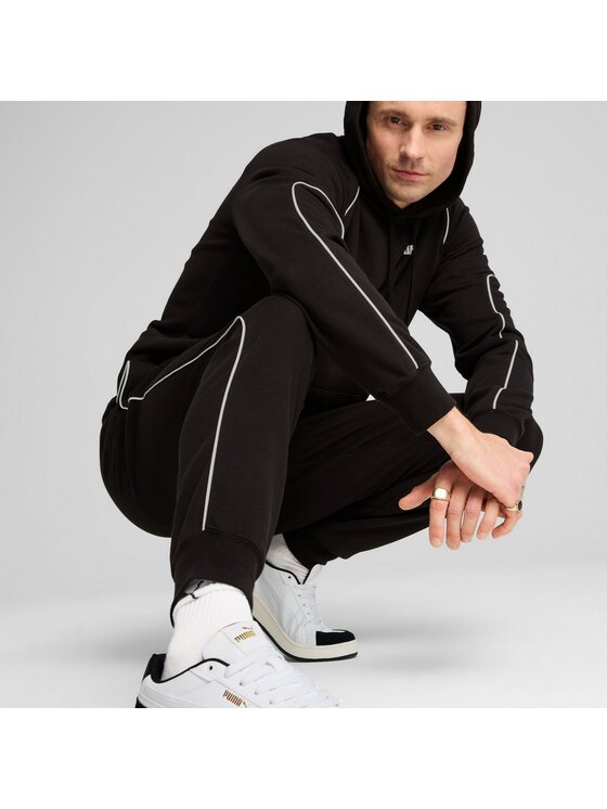 Puma Puma Spodnie dresowe 684621 Czarny Regular Fit