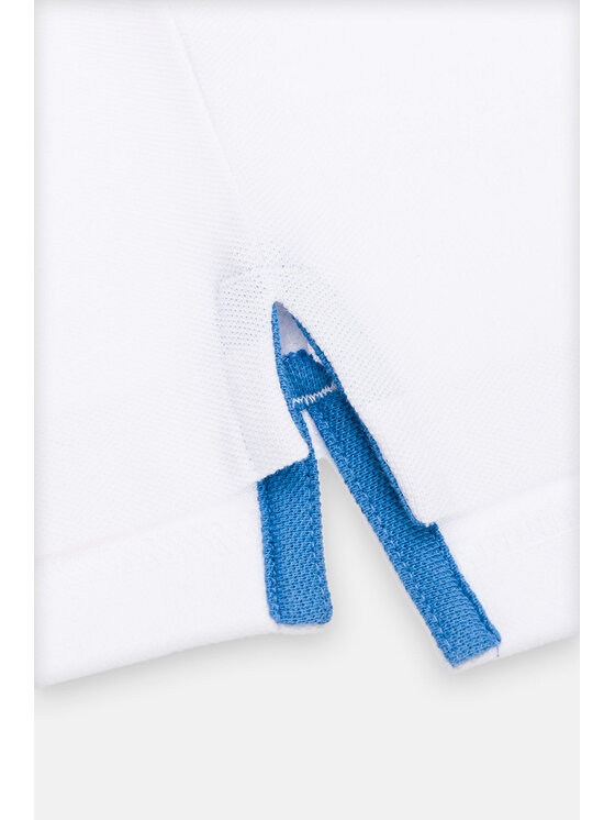 Lancerto Lancerto Polo Adrian PO073122000010 Biały Regular Fit