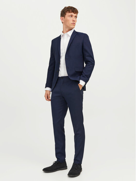Jack & Jones Jack & Jones Öltöny Solaris 12148166 Sötétkék Super Slim Fit