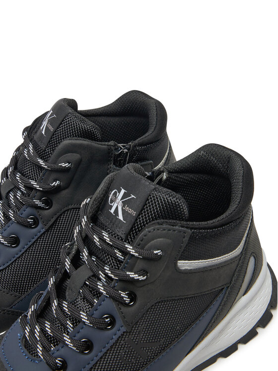 Calvin Klein Jeans Calvin Klein Jeans Tenisice High Top Lace-Up Sneaker V3B9-81087-1492 S Crna