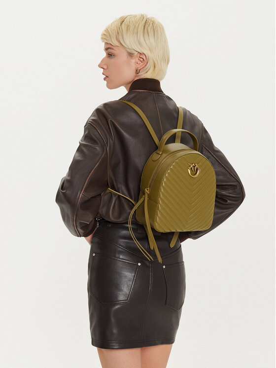 PINKO PINKO Rucksack Love Click Classic Backpack . AI 24-25 PLTT 102530 A1J2 Khakifarben
