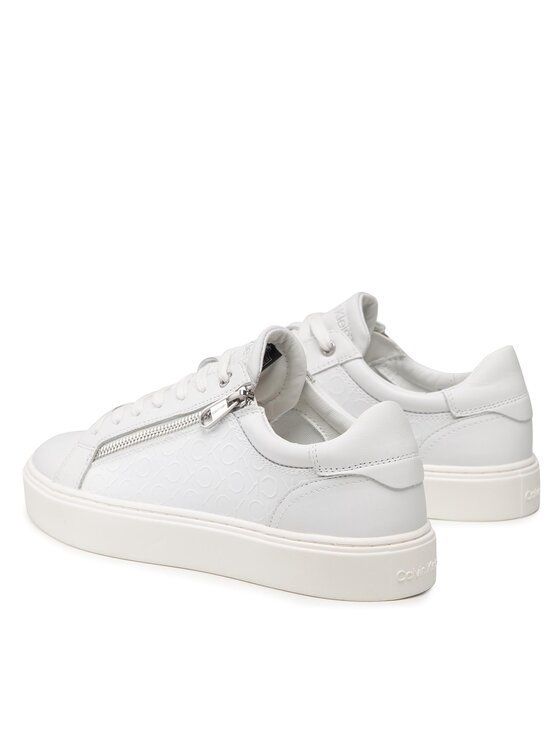 Calvin Klein Calvin Klein Laisvalaikio batai Low Top Lace Up HM0HM00813 Balta