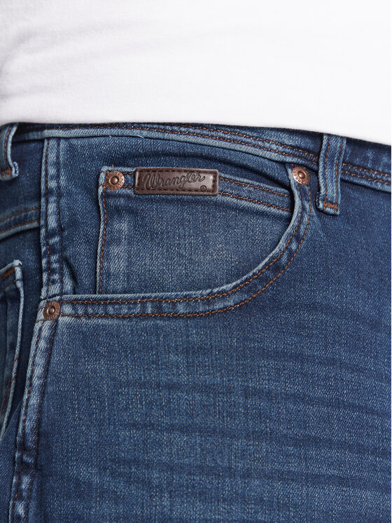 Wrangler Wrangler Džínsy Texas W12SCV39X 112145788 Tmavomodrá Slim Fit