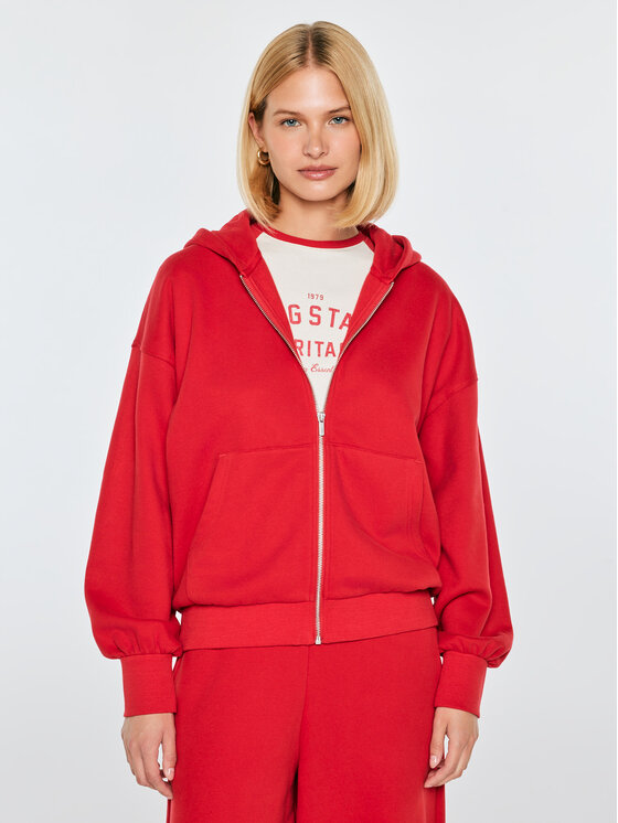 BIG STAR BIG STAR Bluza JOKASTA Czerwony Comfort Fit