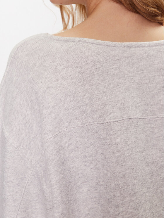 American Vintage American Vintage Majica dugih rukava Kodytown KOD03AH23 Siva Relaxed Fit