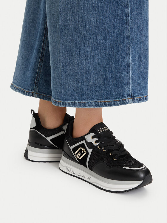 Liu Jo Liu Jo Laisvalaikio batai Maxi Wonder 01 BA6009 PX077 Juoda
