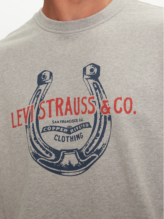 Levi's® Levi's® Bluza Graphic 38712-0313 Szary Relaxed Fit