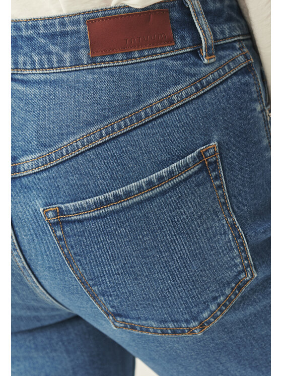 TATUUM TATUUM Džínsy KATA 1 Tmavomodrá Bootcut Fit