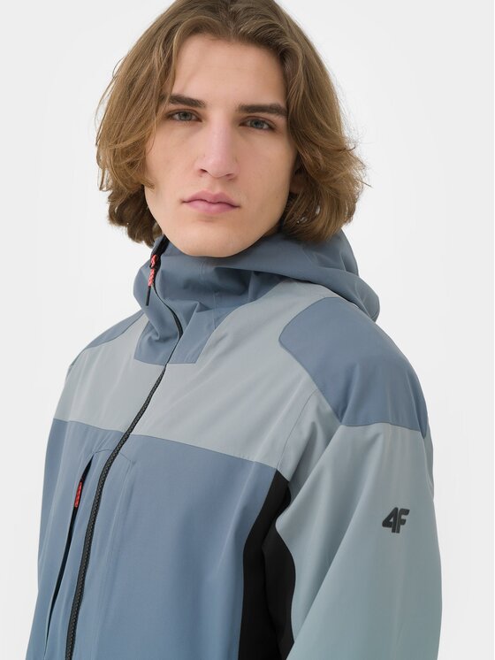 4F 4F Outdoorová bunda 4FSS23TTJAM078-25S Sivá Regular Fit