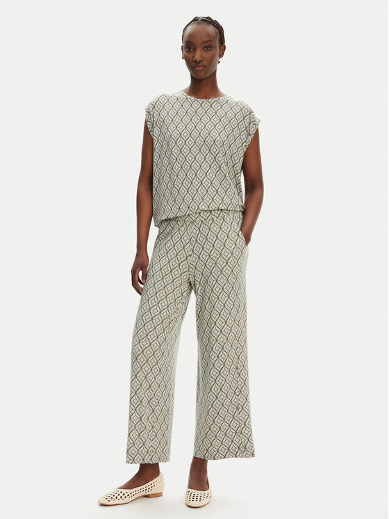Olsen Olsen Bluse 11105104 Grün Regular Fit