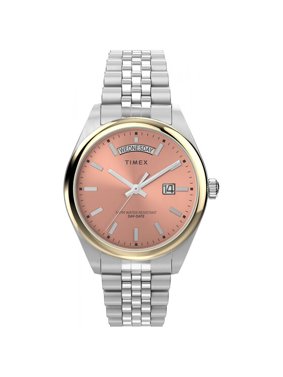 Timex Timex Zegarek TW2W42700 Srebrny