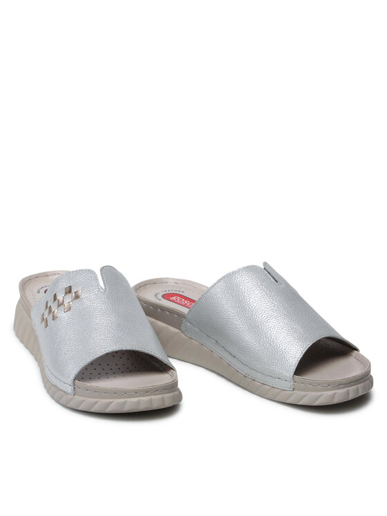 Go Soft Go Soft Șlapi EST-2299-02 Argintiu