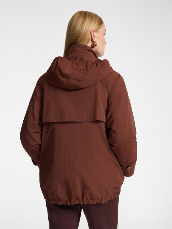 Elena Mirò Elena Mirò Giubbotto piumino F045Z000047N022 Marrone Over Fit