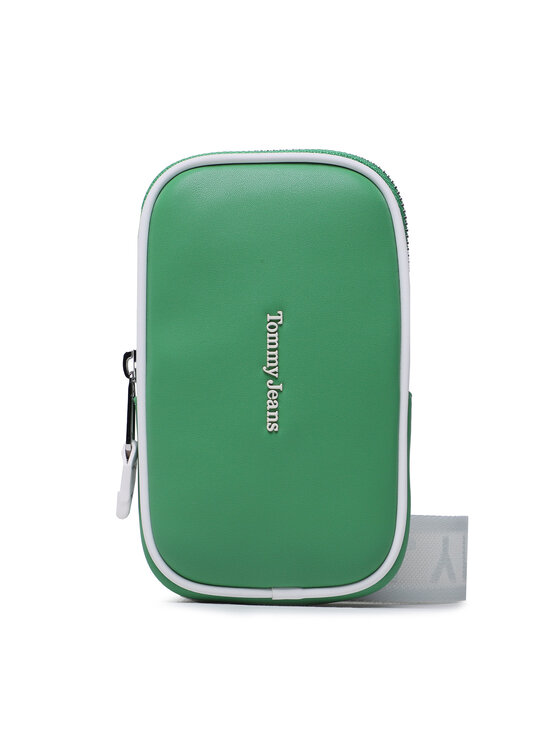 Etui pentru telefon Tommy Jeans Tjw Stadium Prep Phone Pouch AW0AW14563 Verde