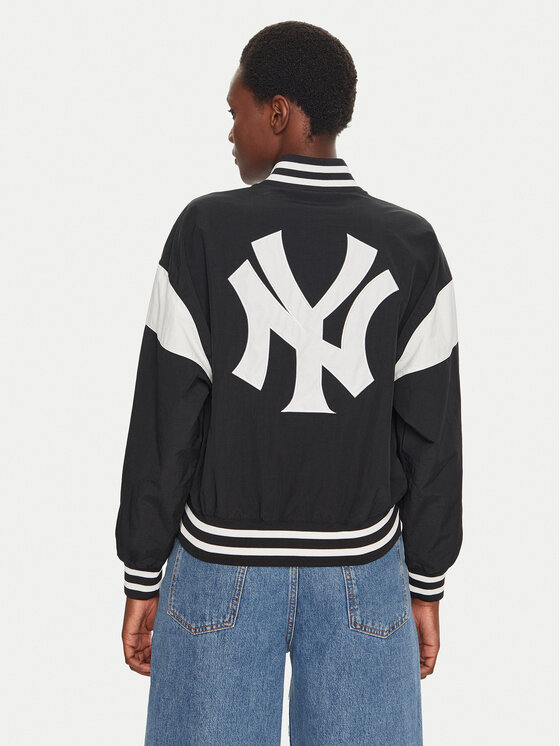Champion Champion Μπόμπερ μπουφάν Yankees 116470 Μαύρο Loose Fit