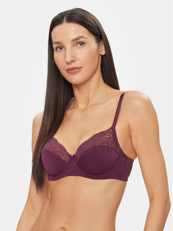 Hunkemöller Bardot krūšturis Sophie Uf 203616 Violets