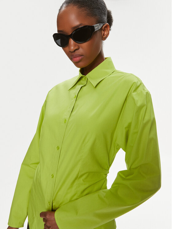 HUGO Hugo Camicia Ezrya 50506844 Verde Regular Fit