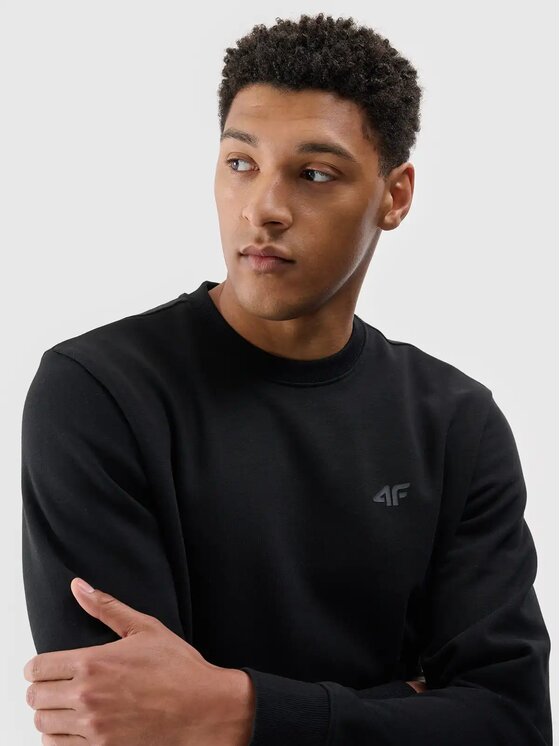 4F 4F Felpa 4FWMM00TSWSM1767-20S Nero Regular Fit
