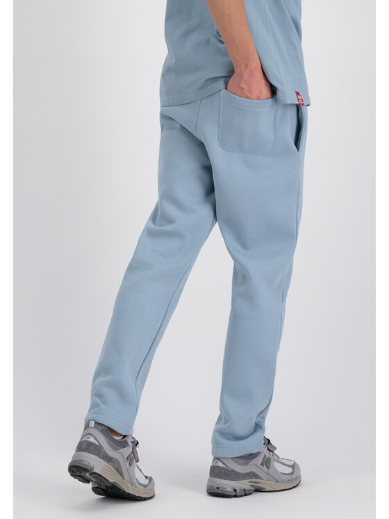 Alpha Industries Alpha Industries Joggery Embroidery Jogger Błękitny Straight Leg