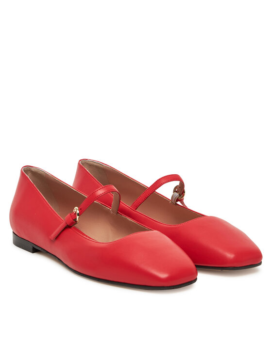 Pollini Pollini Balerinke SA11051C0MTE0501 Rdeča