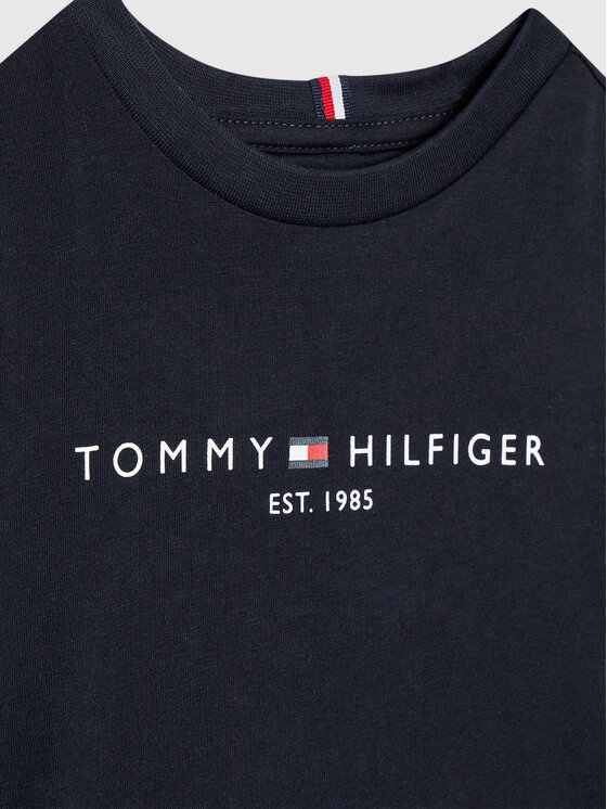 Tommy Hilfiger Tommy Hilfiger Blusa Essential KS0KS00202 Blu scuro Regular Fit