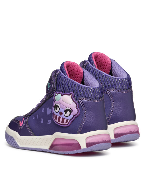 Geox Geox Tenisice J Inek Girl J36ASC 0CENF C8371 M Ljubičasta
