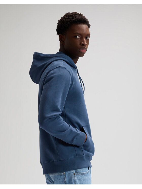 Lee Lee Bluza CIRCLEHOODIE Niebieski Regular Fit