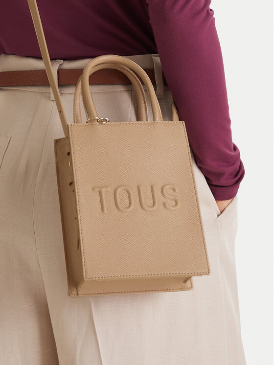 TOUS TOUS Kabelka MINI BOLSO POP TOUS BRENDA 2002105943 Béžová