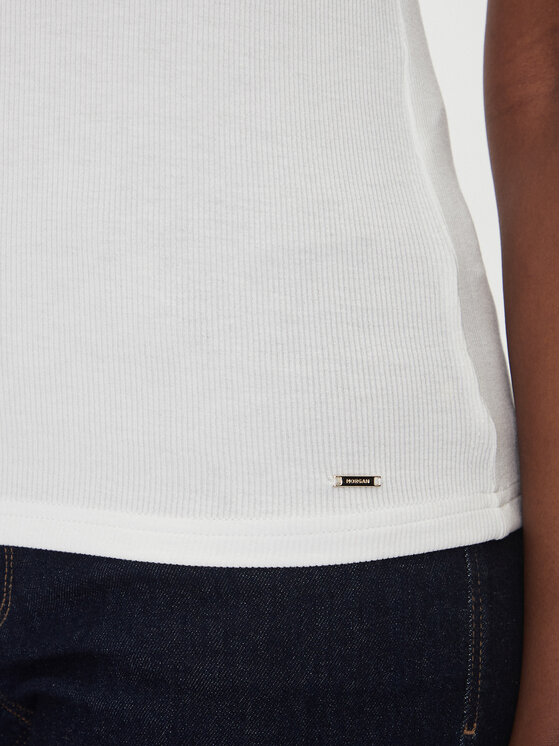 Morgan Morgan Top 251-DOUBI Bianco Slim Fit