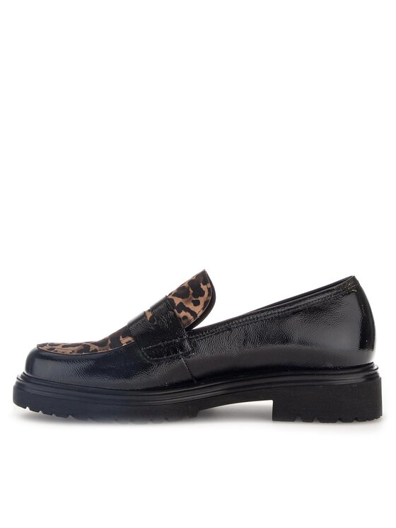 Gabor Gabor Loafersy 32.550.65 Czarny