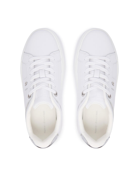 Tommy Hilfiger Tommy Hilfiger Αθλητικά Th Platform Chic Sneaker FW0FW09626 Λευκό