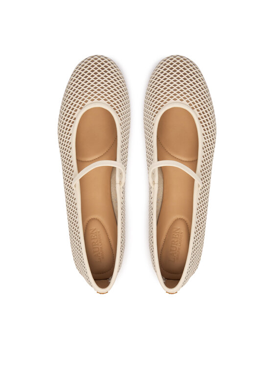 LAUREN RALPH LAUREN LAUREN RALPH LAUREN Балеринки Jayna 802P04176004 Бял