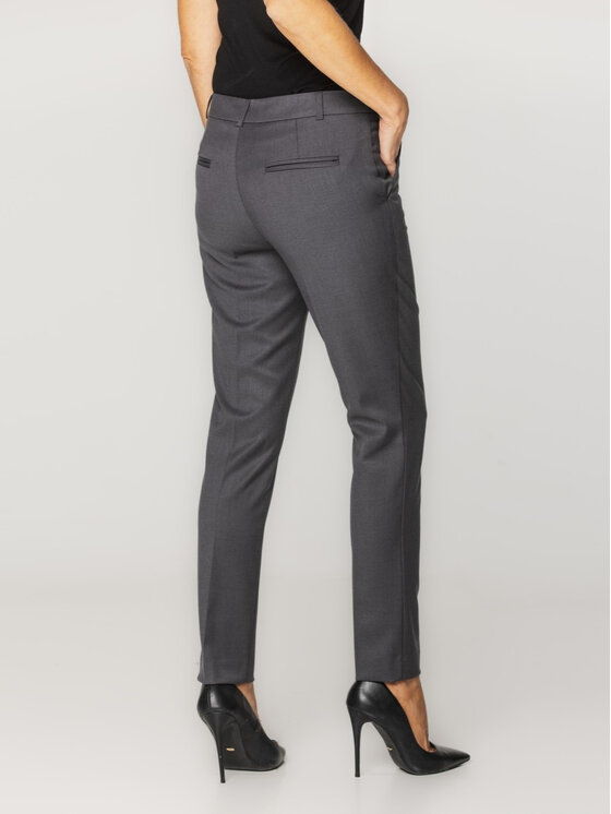 Willsoor Willsoor Spodnie damskie 67630 Szary Tapered Leg