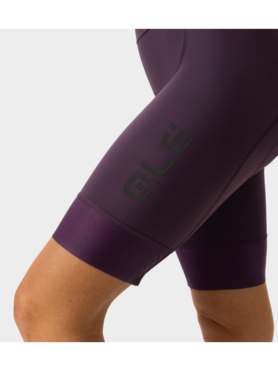 Alé Cycling Alé Cycling Szorty rowerowe PR-E Magic Colour Bordowy Fitted Fit