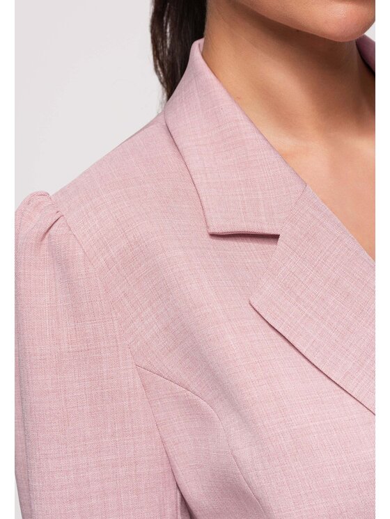 Ombre Ombre Sukienka wieczorowa LA-OM-DLR302 Różowy Slim Fit