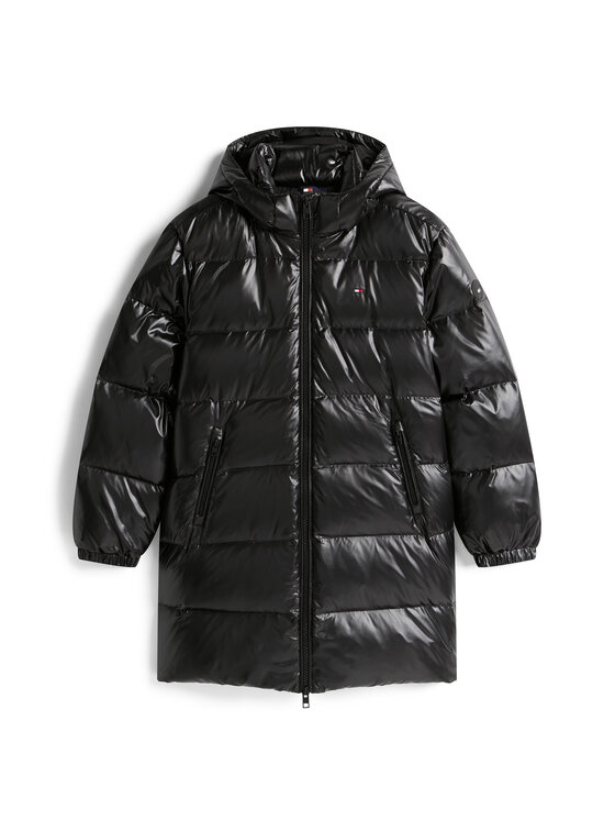 Tommy Hilfiger Tommy Hilfiger Kurtka puchowa Essential KG0KG08761 D Czarny Regular Fit