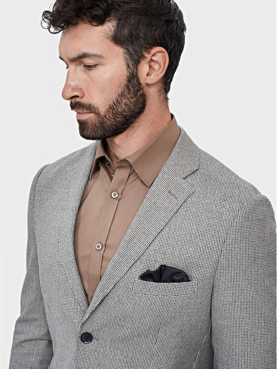 Evenemen Evenemen Marynarka PALLADINO Szary Slim Fit