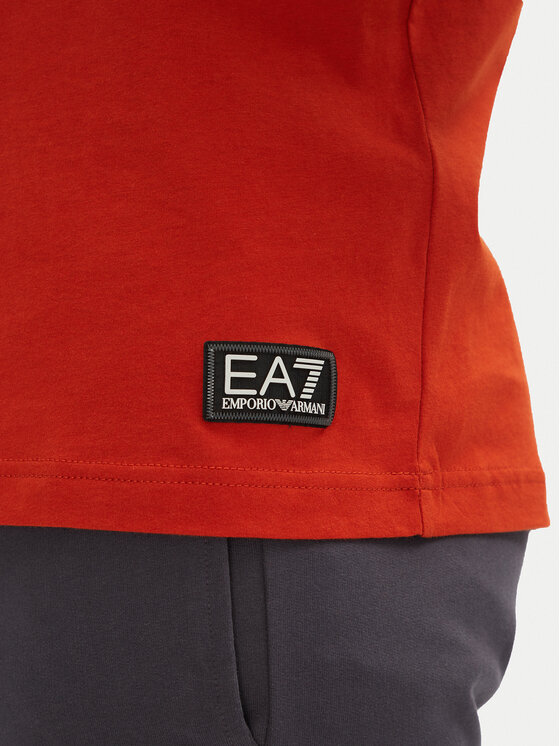 EA7 Emporio Armani EA7 Emporio Armani Majica 7M000138 AF10375 U3012 Oranžna Regular Fit